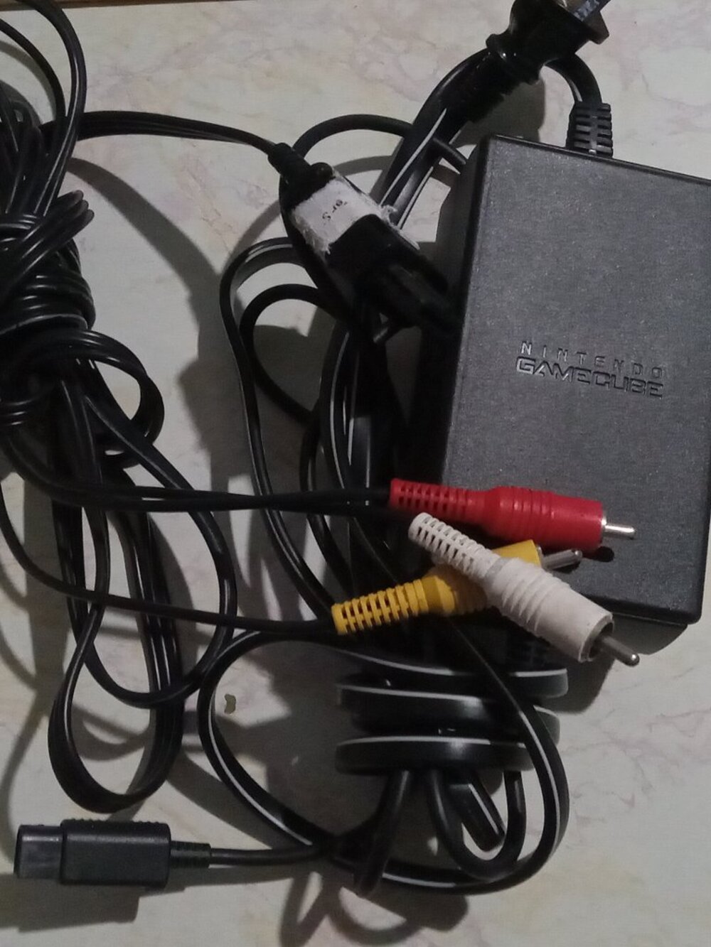 Gamecube Bundle OEM AV Cord + Power Cable AC Adapter Nintendo Brand